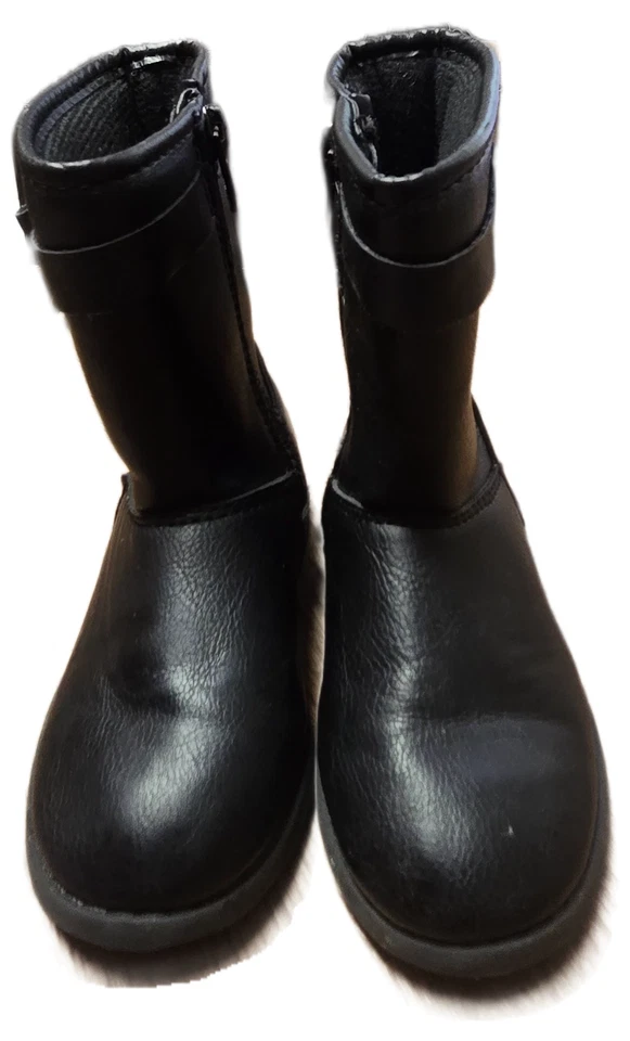Botas de montar Carter's negras de cuero sintético talla 7M para niñas pequeñas Foto 2 de 4