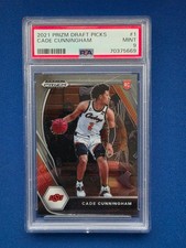 2021 Prizm Draft Picks - Cade Cunningham - Rookie - PSA 9