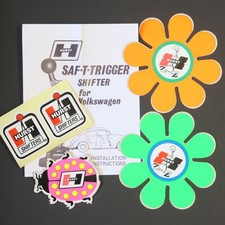 Hurst Power Flowers Vintage Usa Vw Groovy 1960s Loose Stickers Neon Colors