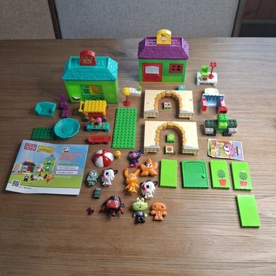 Mega Bloks Moshi Monsters Lot Of 10 Monsters Plus Blocks