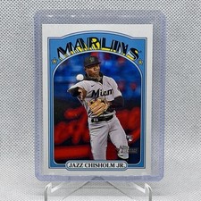 Jazz Chisholm RC 2021 Topps Heritage Action Image Variation SP #665