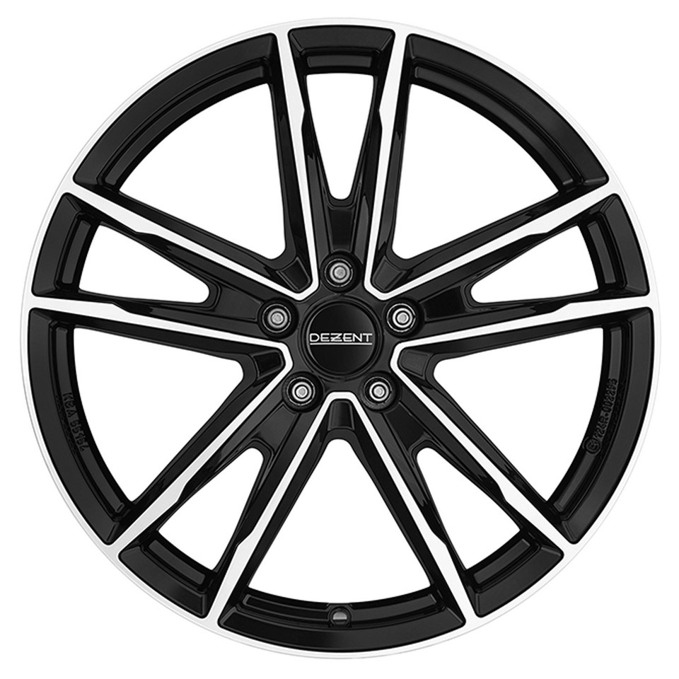 4 Jantes Dezent TU Black 7.5Jx17 ET30 - PCD 5x112 - Pour Mercedes (A, C, E, CLA, GLC...) - Neuves