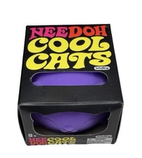 Nee Doh Cool Cats Purple Stress Toy Needoh Sensory Squeeze Fidget Schylling