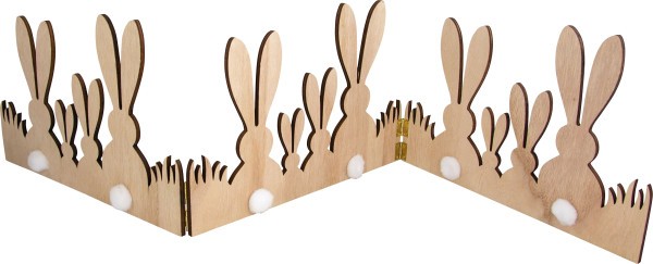 Riffelmacher Hasendeko Zum Ausklappen FüR Fensterbrett 80 X 17 Cm Osterdeko-image