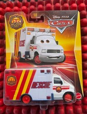 Disney Pixar Cars Race & Rescue Ambulance Morgan Martins. Combine Ship!