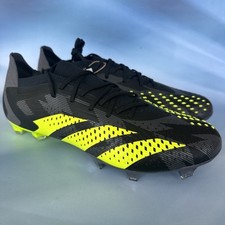 Adidas Predator Accuracy.1 Low FG Black Green Soccer Cleats IG0782 Sz 8.5