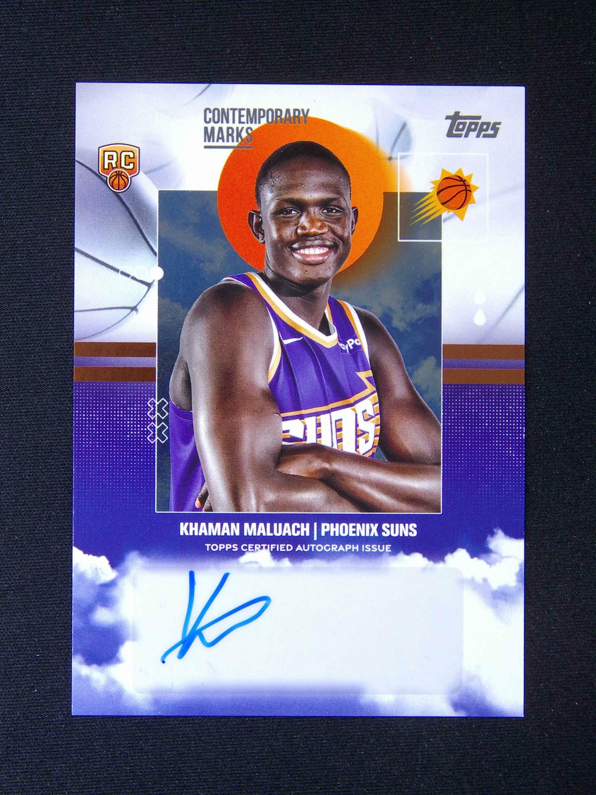 2025-26 Topps Flagship Khaman Maluach RC Rookie Contemporary Marks Auto