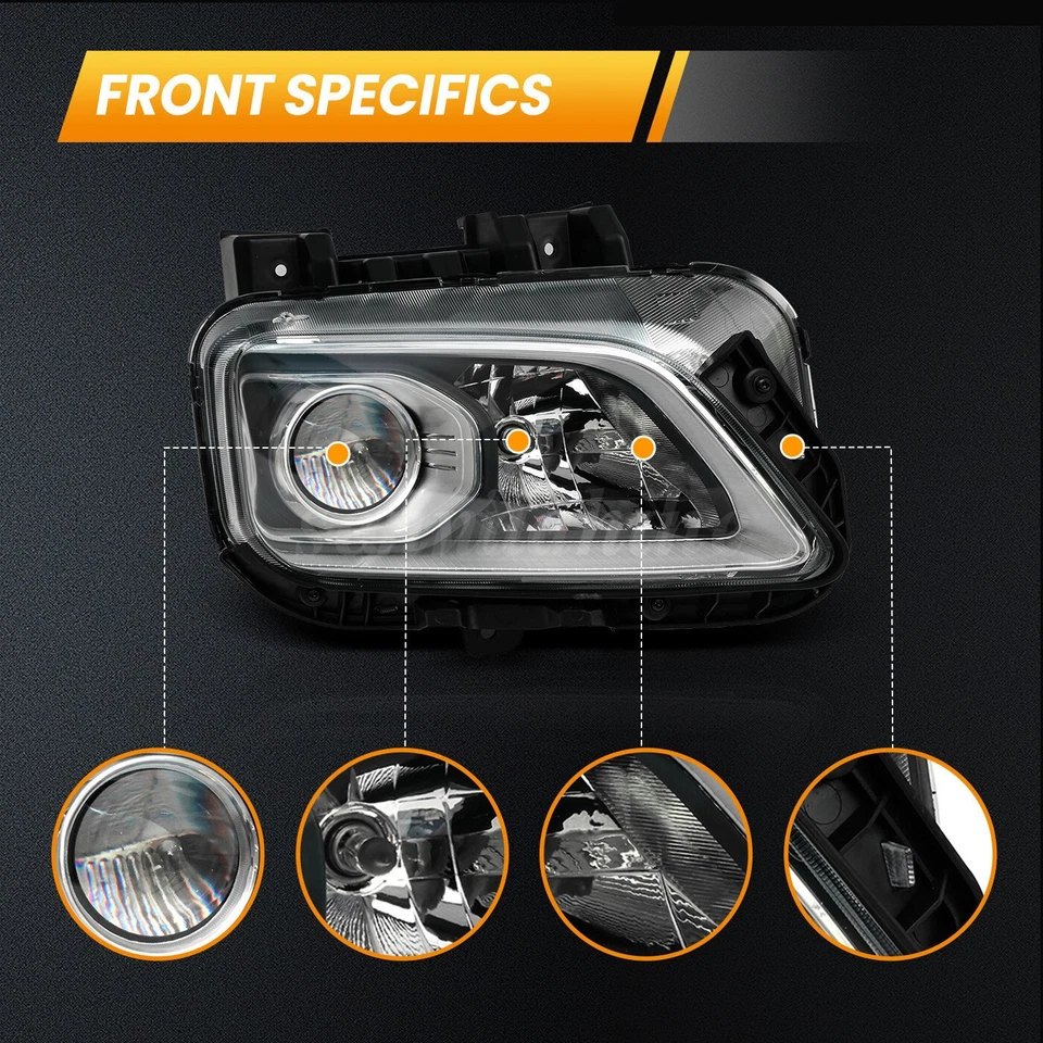 FOR 2018 2019 2020 2021 Hyundai Kona Halogen Headlight Assembly W/bulbs Right Foto 4 de 4