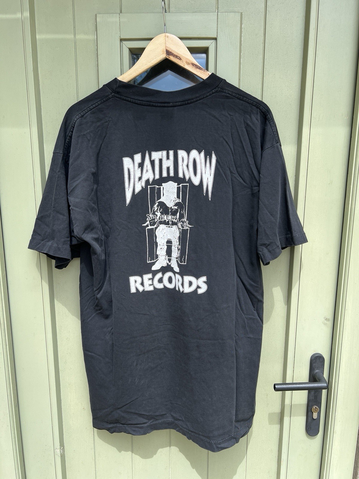 FILA T shirt rap vintage punto singolo Death Row Records XL 2Pac Tupac Dr Dre Snoop Dogg