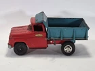 Tonka 1961 Dump Truck Red Blue Pressed Steel 13"