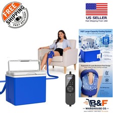 Cold Therapy Ice Machine for Knee Recovery   Auto Timer  Adjustable Flow