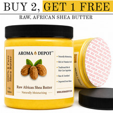 African Shea Butter Raw Unrefined Yellow 100 Natural Organic Pure 1 lb Jar