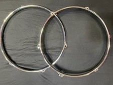 13 6 Lug Rack Tom Hoop Set 2.3mm Chrome