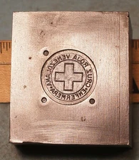 1940 VENEZUELA RED CROSS INFIRMARY Pin STEEL STAMPING DIE Robbins RH211
