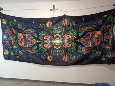 Fractalika UV Backdrop ''Dimension Matrix'' by Andrew Pronin 300 × 200 cm Goa...