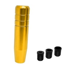 4PCS 5" Heavy Weighted Shifter Knob, Aluminum Alloy Car Gear Lever Stick Gold