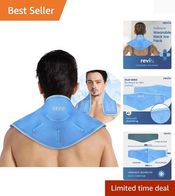 Versatile Neck Ice Pack with Plush Lining - Ideal for Post-Workout Recovery