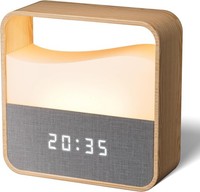 Digitaler Wecker Mit Dimmbarem Nachtlicht, Led-Display Nachttischwecker In