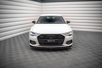 Maxton Design Frontlippe V.2 Passend FüR Audi A6 C8 Schwarz Hochglanz