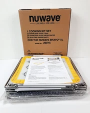 NuWave Bravo XL 9-Piece Cooking Kit Set Model No. 26815, Open Box