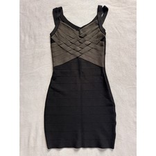 GUESS by Marciano Black Bandage Bodycon Dress - Size XS