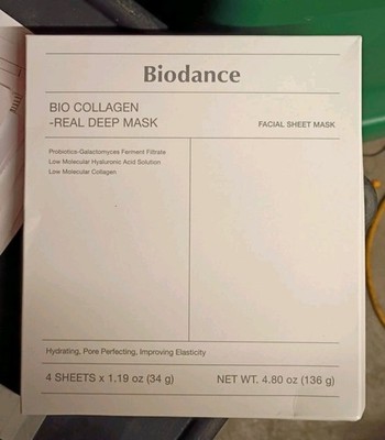 Biodance Bio Collagen Real Deep Mask | 4 Sheets - New in Box