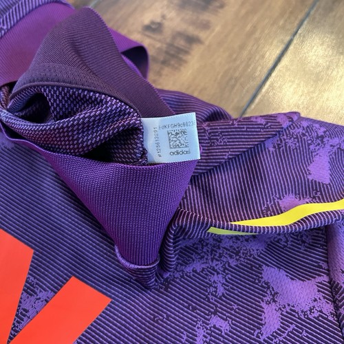 Camiseta de fútbol Adidas 2020 Manchester United Ultimate Training talla grande púrpura - Imagen 6 de 8