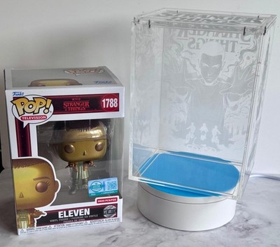 Stranger Things Eleven #1788 Metallic 9500 Teile Funko Pop + Custom Armour Display