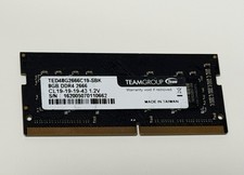 TEAMGROUP 8GB DDR4 2666MHZ CL19 1.2V SODIMM MEMORY TED48G2666C19-SBK