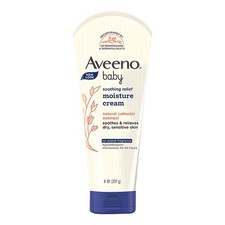 Aveeno Baby Soothing Relief Moisturizing Cream for Whole Body - 227 gm Free Ship