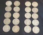 Ben Franklin Half Dollar - Lot Of 20, 1951-1963 90% Silver Circulated
