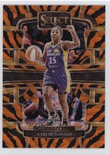 2024 Panini Select WNBA Concourse Tiger Prizm Aari McDonald #91 3d3