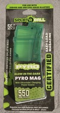 SplatRBall Pyro Magazine LED Light 550 Round Gel Blaster Green New SRB400/1200
