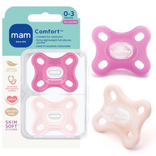 Comfort Baby Pacifier 0-3 Months Specially for Smaller Newborn Mouths, Lightweig
