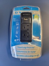 Dynex 2-Outlet USB Travel Surge Protector DXTVSRGE Surge Suppressor New