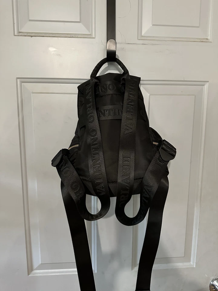 Mochila pequeña de nailon Valentino Orlandi con billetera adicional nueva con etiquetas Foto 3 de 4