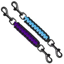 Dog Collar Safety Clip, Collar Companion, Handmade Backup Safety Strap, Doubl...