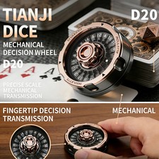 D20 Lucky Roulette Wheel Fidget Spinner Anti Stress Toy EDC Desk Gadget
