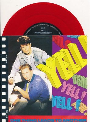 One Thing Leads To Another - Yell - rotes Vinyl - Single 7'' Vinyl 190/19