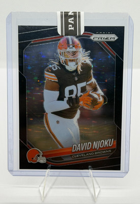2025 Panini Prizm David Njoku Black Finite Prizm 1/1 Browns #155 One Of One