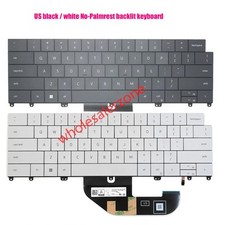 New US Backlit white /black Keyboard For Dell XPS 13 plus 9320 9340 P151G laptop