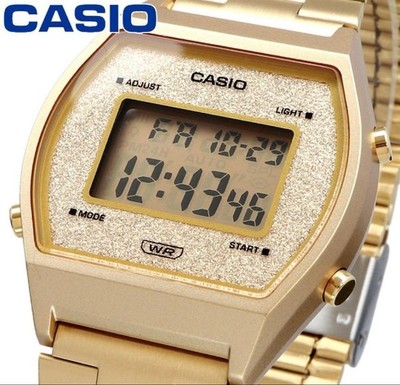 CASIO Cheap Casio Digital Watch Gold Men's Women's 38.9mm Wrist 13-20cm