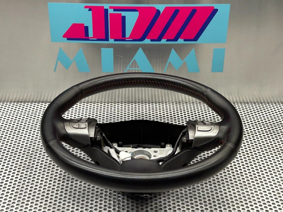 Conjunto de volante Subaru Impreza WRX 2008-2014 cuero negro Foto 2 de 4