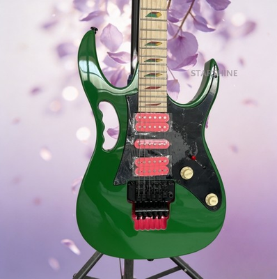 #ad #ad Factory Green ST Electric Guitar HSH Pickups black Parts black Pickguard FR $269.00