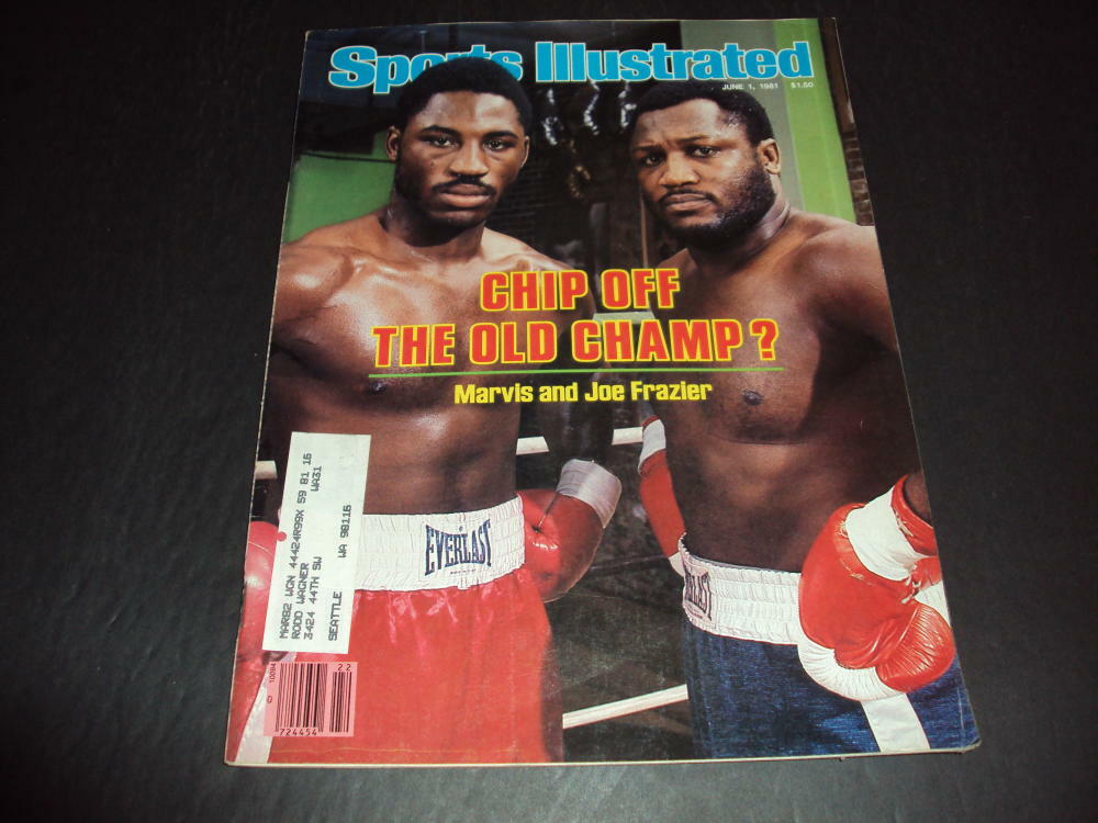 Sports Illustrated Jun 1 1981 Marvis and Joe Frazier     ID:38591