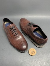 COLE HAAN ZERO GRAND WINGTIP LEATHER C30279 BURGUNDY OXFORD SZ 7 M