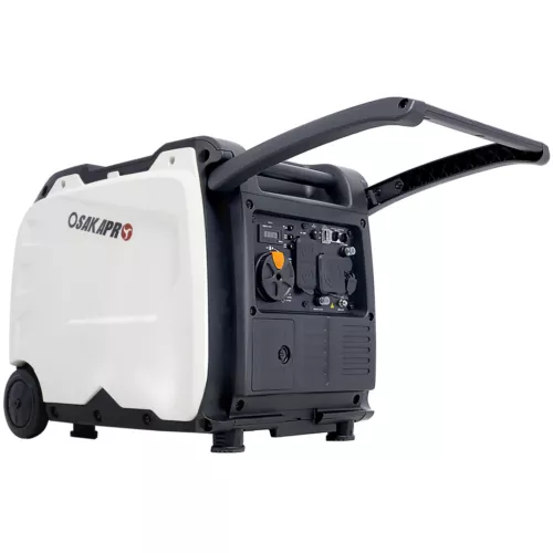 Super Quiet 4500W Inverter Generator - Electric Start, Foldable Handle, Wheels