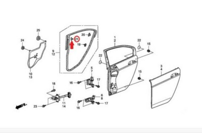 20x Side Skirt & Sill Moulding Trim Clips- Some Honda Civic & Jazz 91514SAA003 - Foto 4