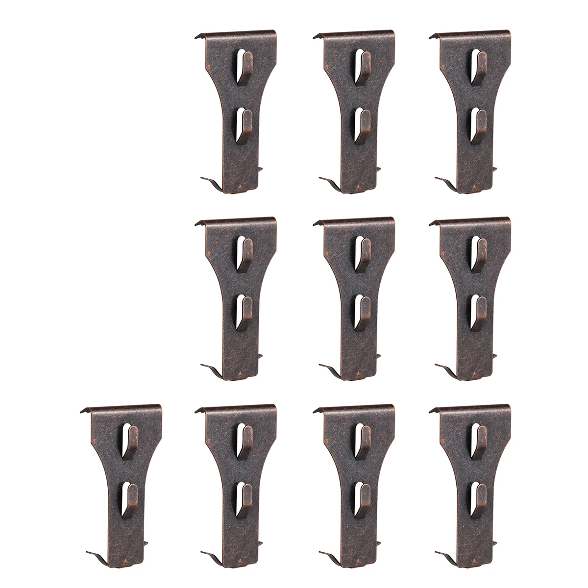 10Pcs Brick Hook Clips Wall Brick Hanger Brick Hook Clips No Drilling Brick AU