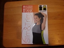 Neoprene Slimming Body Shaping Suit Top Hourglass Tank Slim & Trim  SM, Black